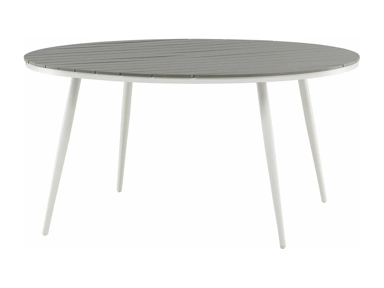 Table de Jardin Ronde "Break" 150cm Gris
