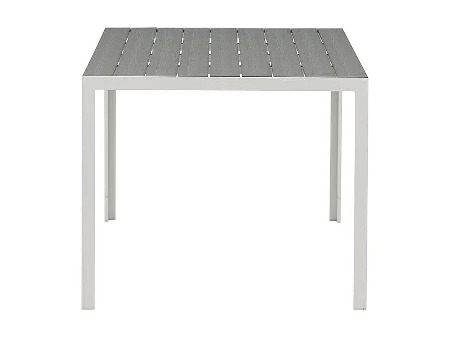 Break eettafel tuin witgrijs.