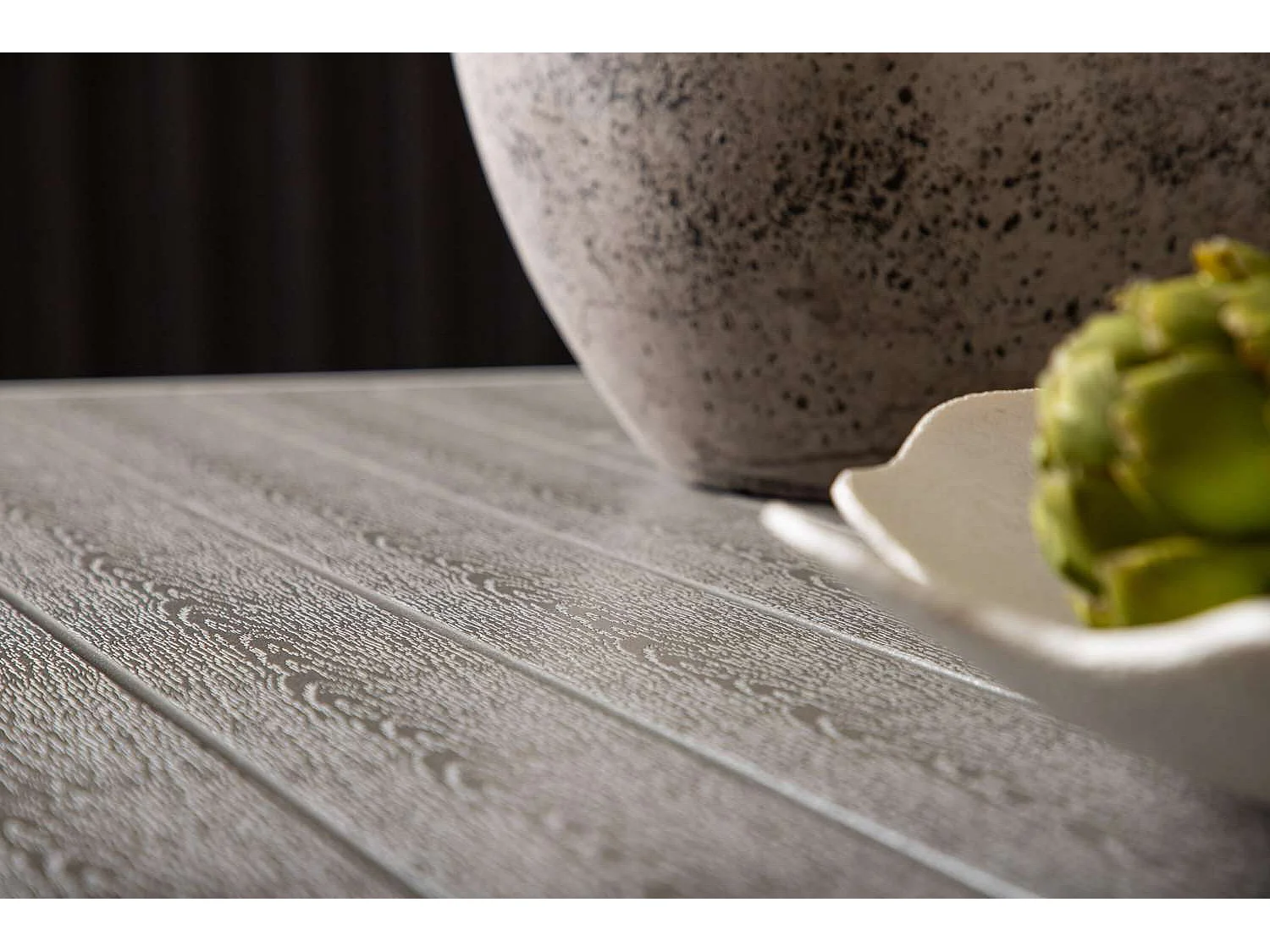 Break eettafel tuin witgrijs.