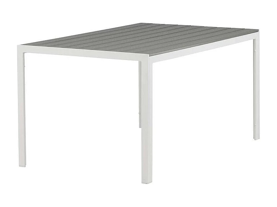 Break eettafel tuin witgrijs.