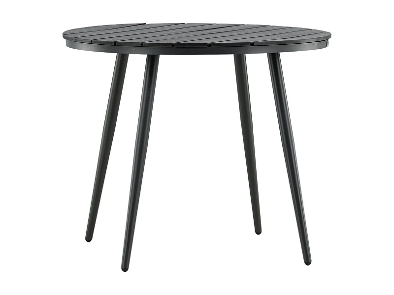 Table de Jardin Ronde "Break" 90cm Noir