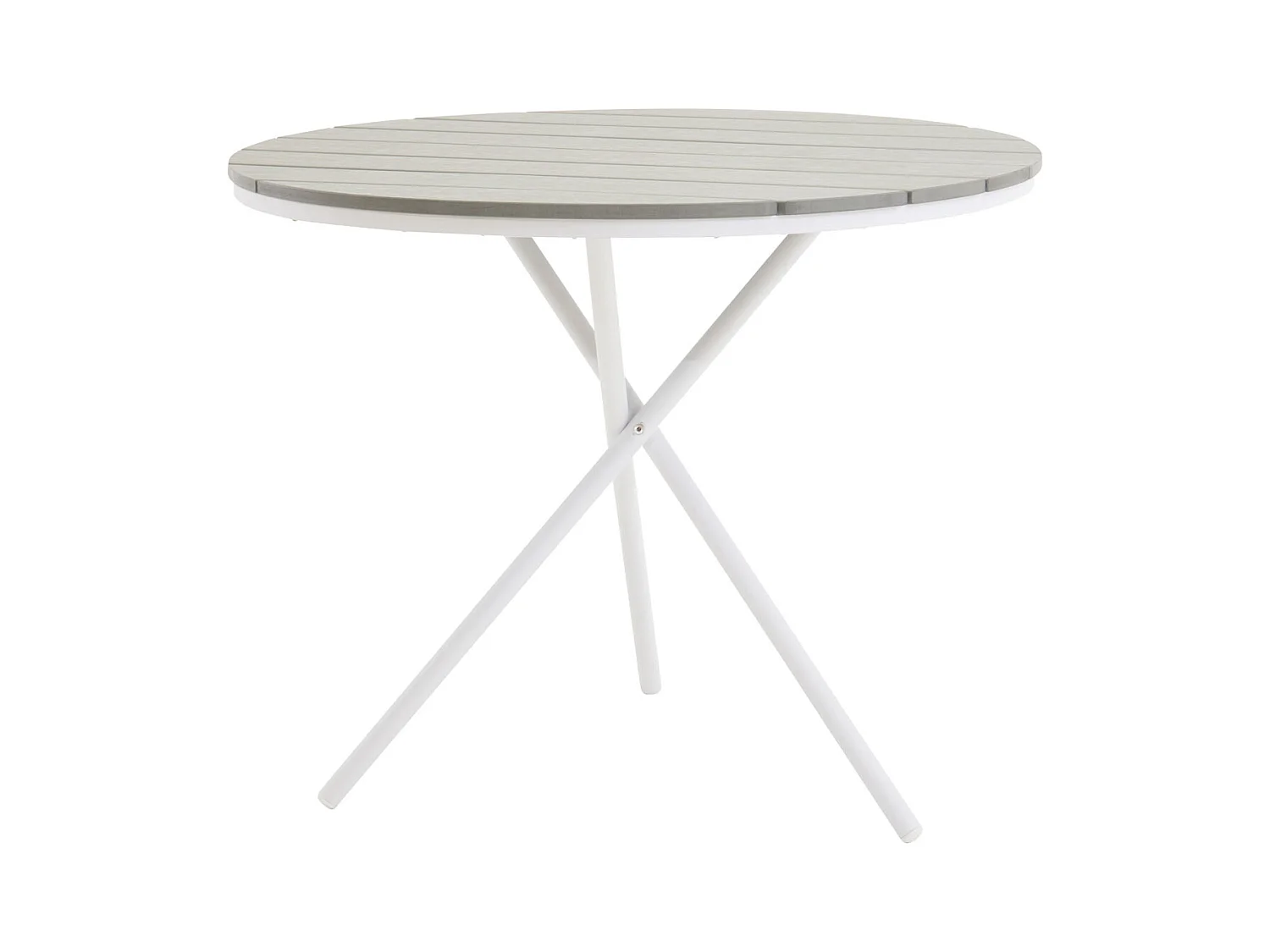 Table de Jardin Ronde "Parma" 90cm Gris