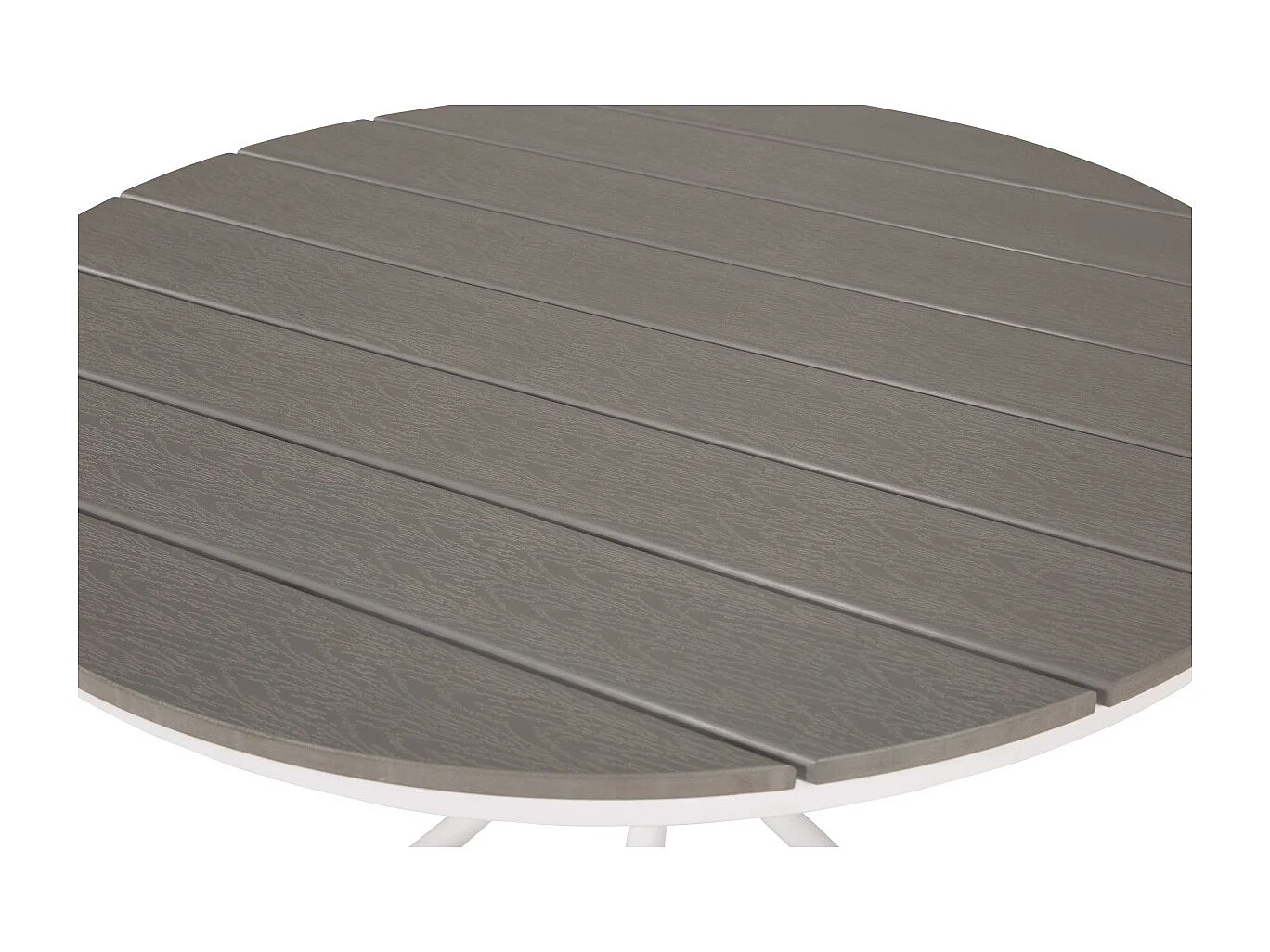 Table de Jardin Ronde "Parma" 90cm Gris