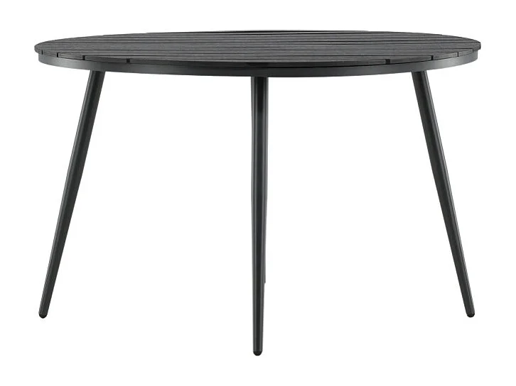 Break eettafel tuin Ø120cm zwart.