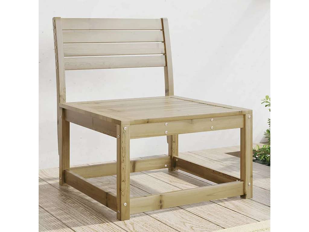 Canapé de jardin bois de pin imprégné