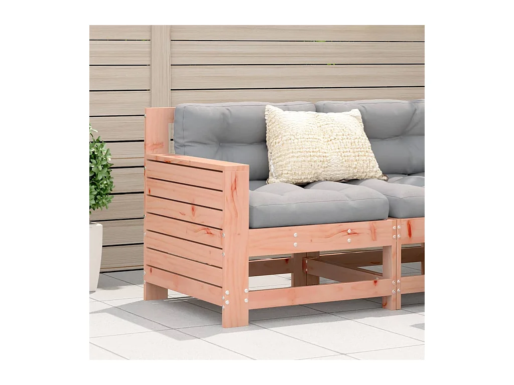 Canapé de jardin accoudoir 69x62x70,5 cm bois massif douglas