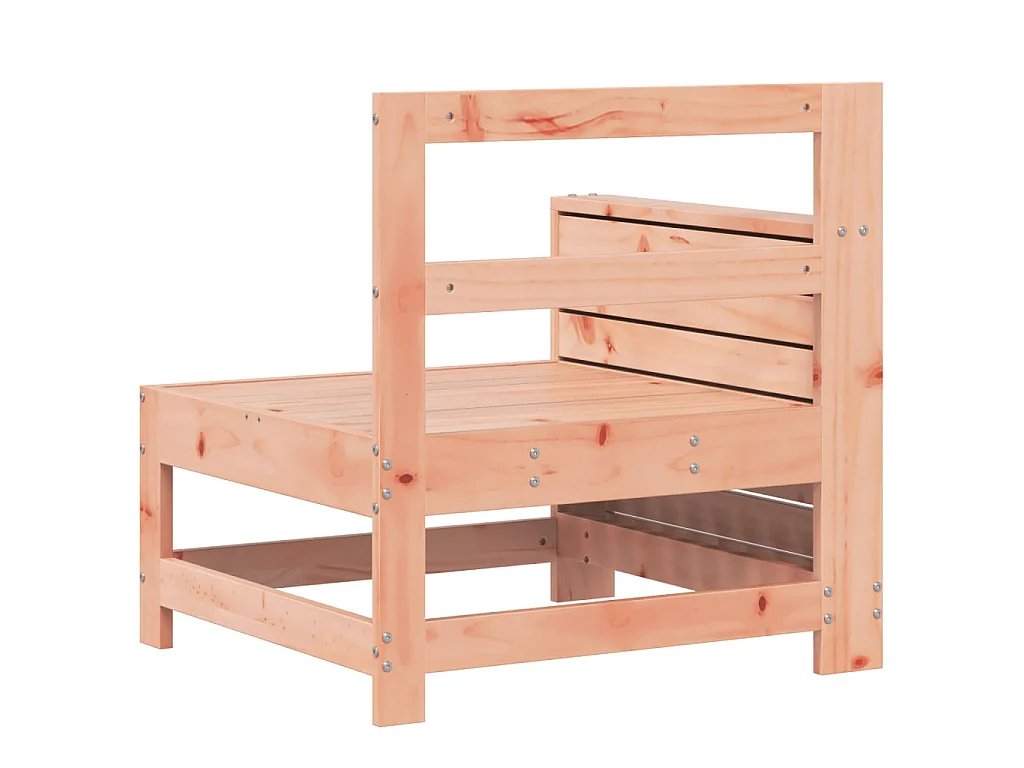 Gartensofa mit Armlehne 69x62x70,5 cm Massivholz Douglasie