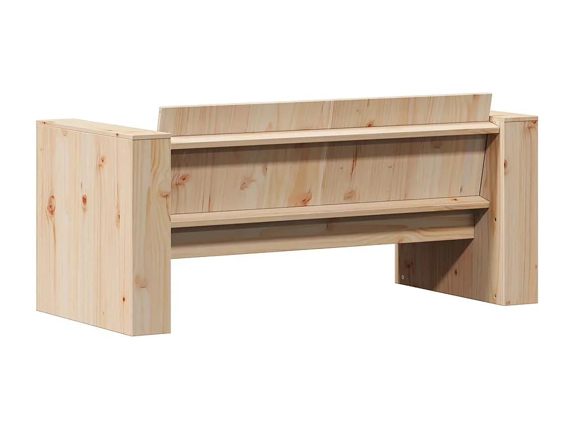 Tuinbank 2-zits 134x60x62 cm massief grenenhout