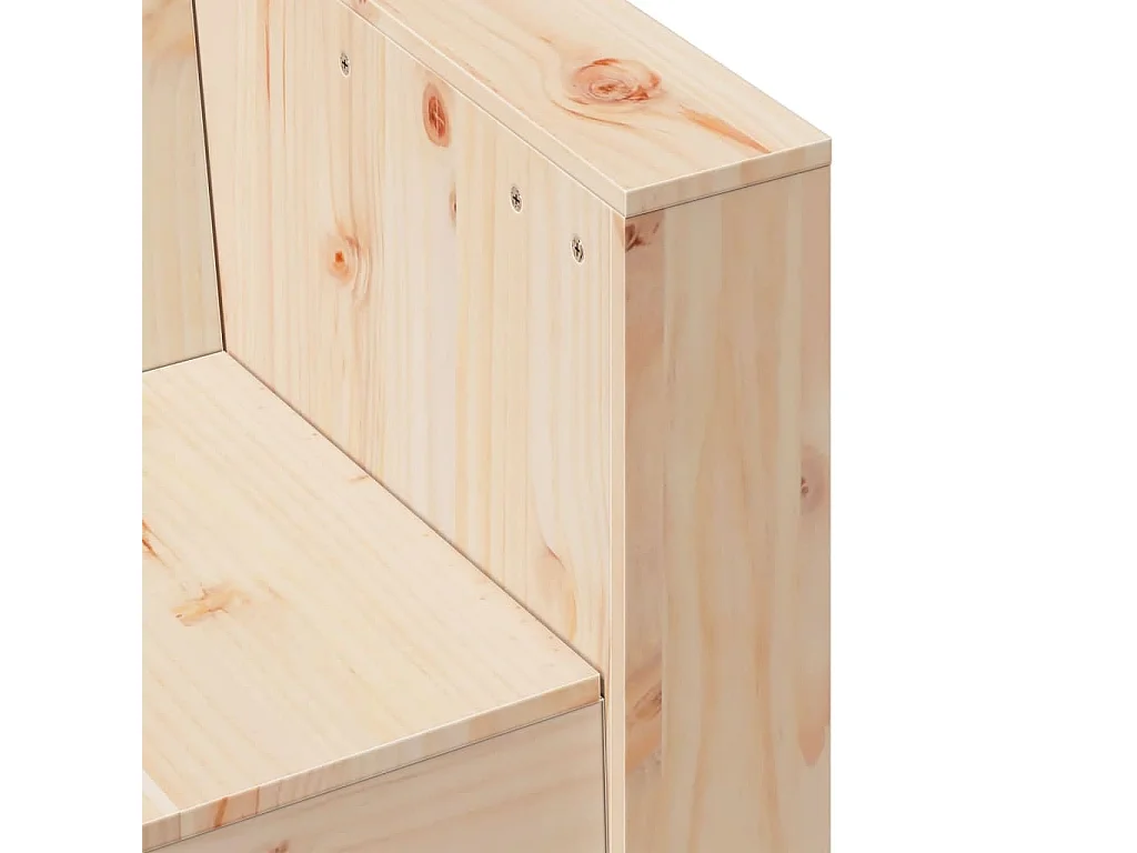 Tuinbank 2-zits 134x60x62 cm massief grenenhout