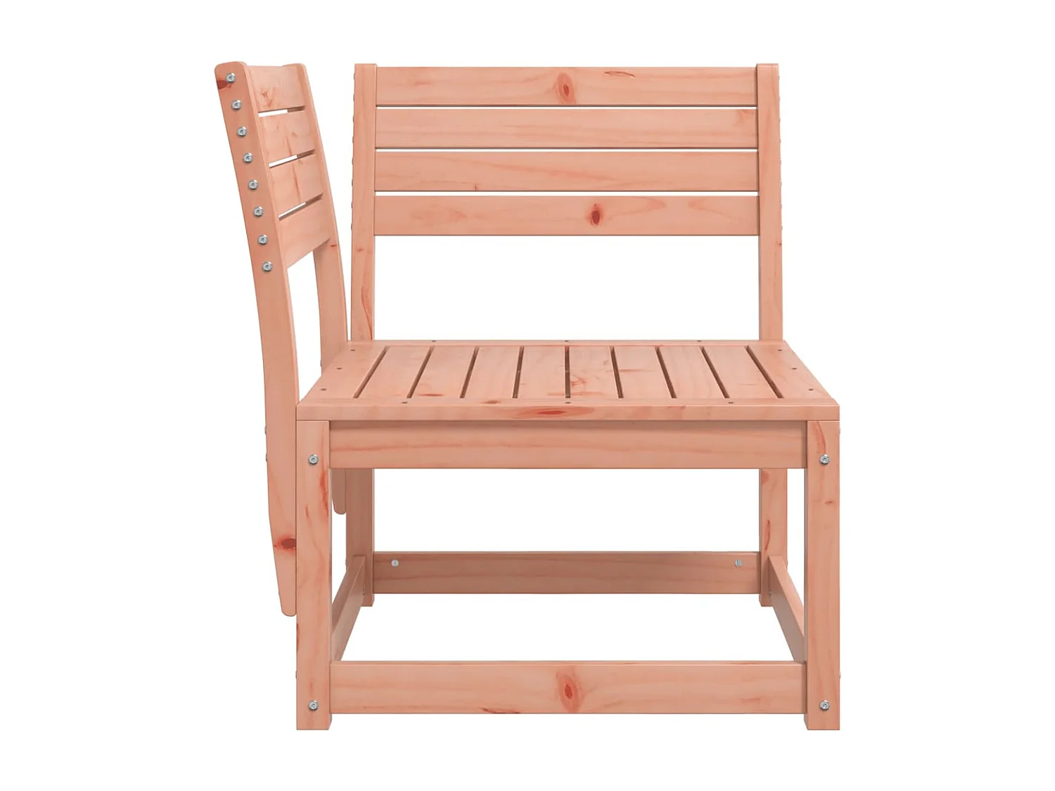 Garten-Ecksofa 73x73x78 cm Massivholz Douglasie