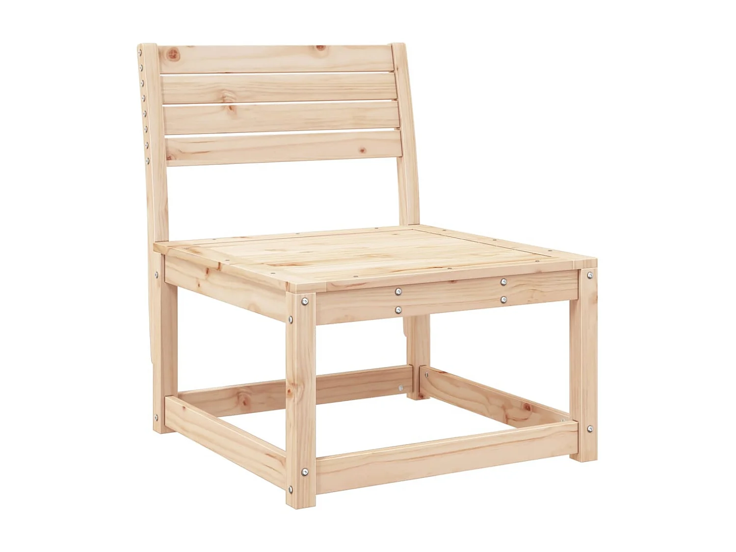 Canapé de jardin bois de pin massif