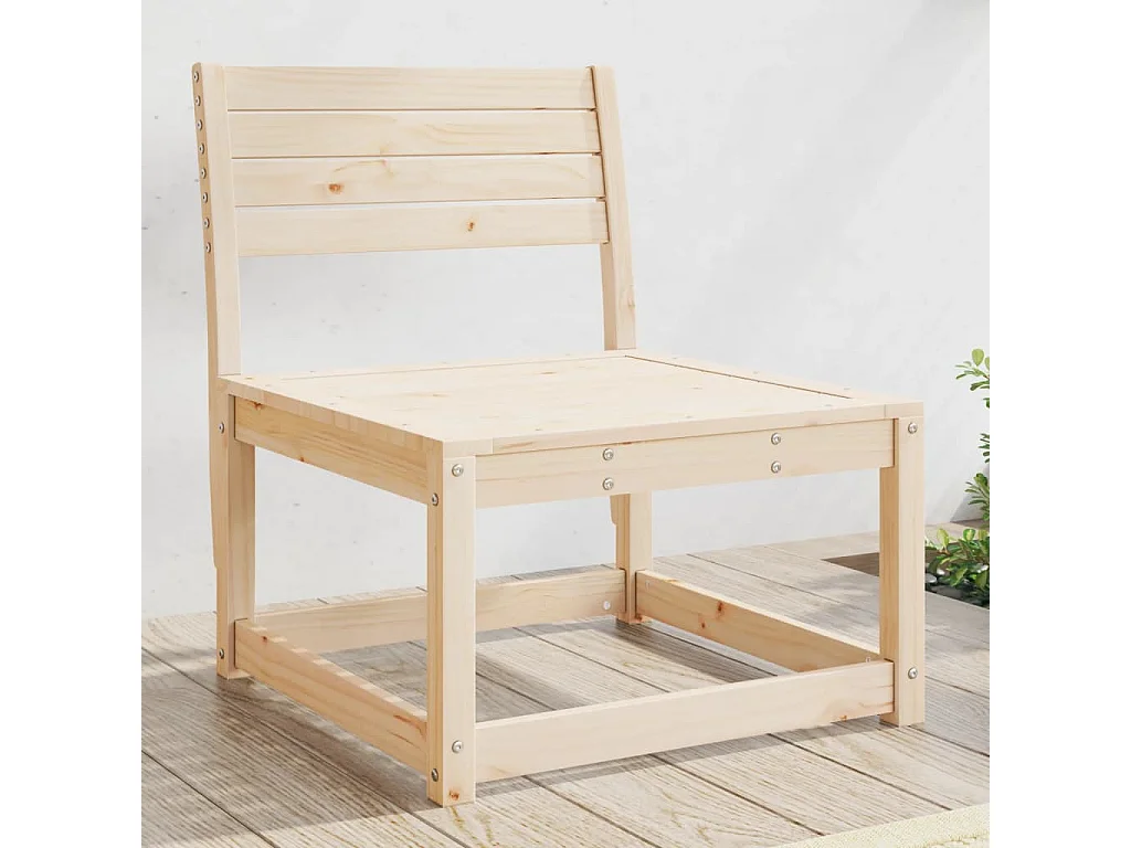 Canapé de jardin bois de pin massif
