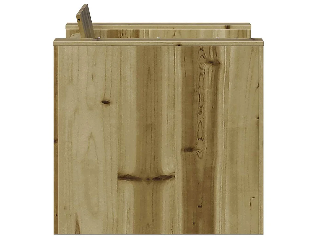 Tuinbank 79x60x62 cm geïmpregneerd grenenhout