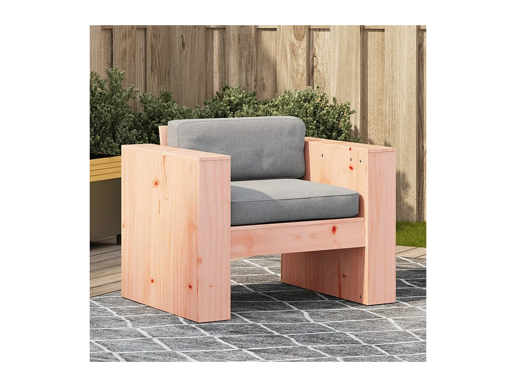 Canapé de jardin 79x60x62 cm bois massif douglas