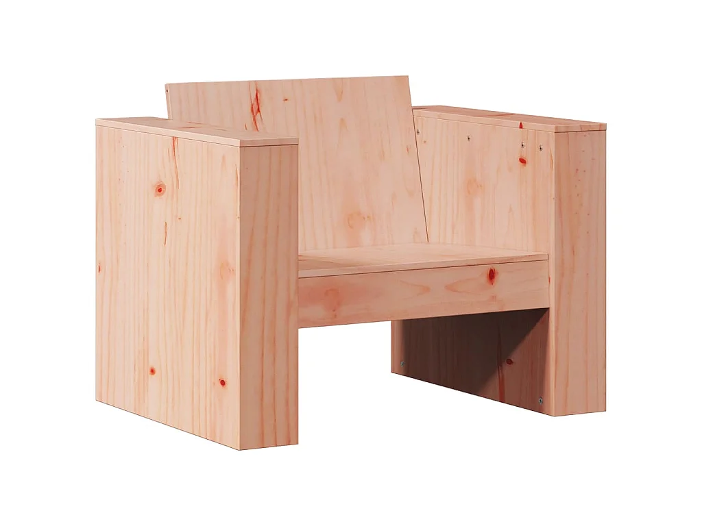 Divano da Giardino 79x60x62 cm in Legno Massello di Douglas