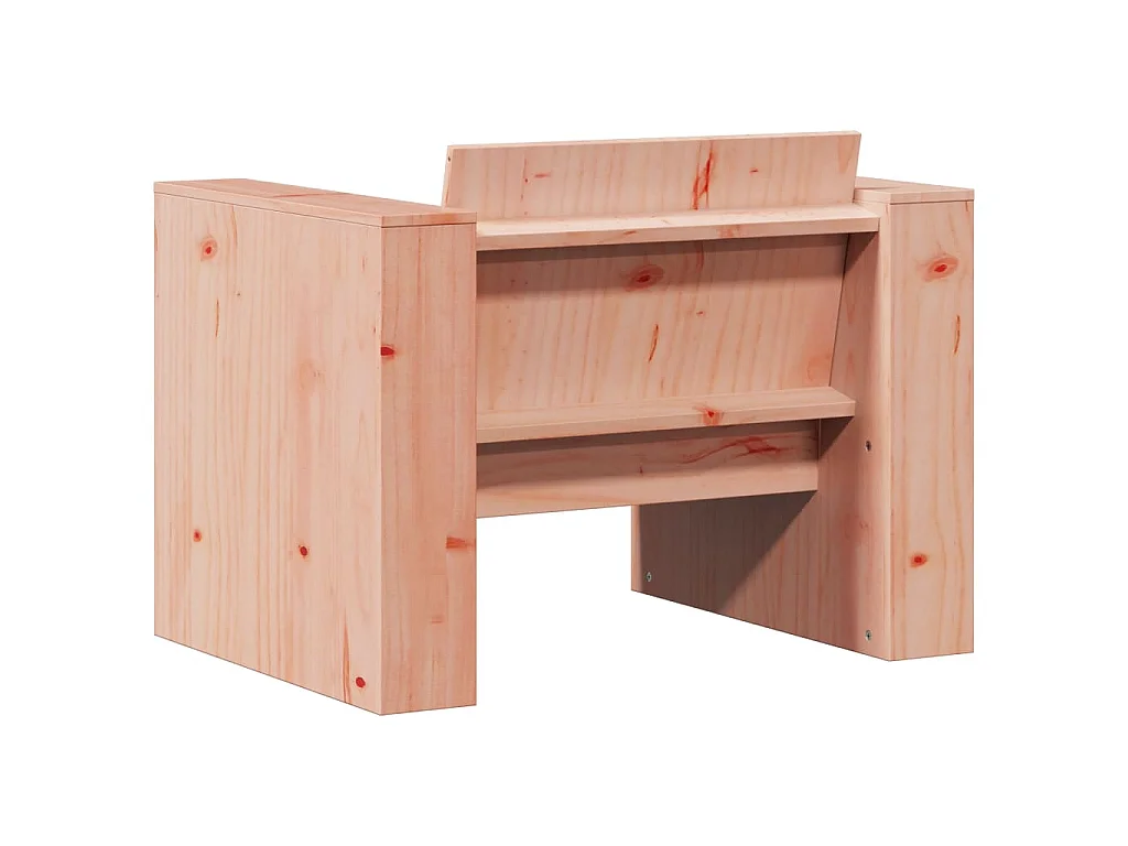 Divano da Giardino 79x60x62 cm in Legno Massello di Douglas