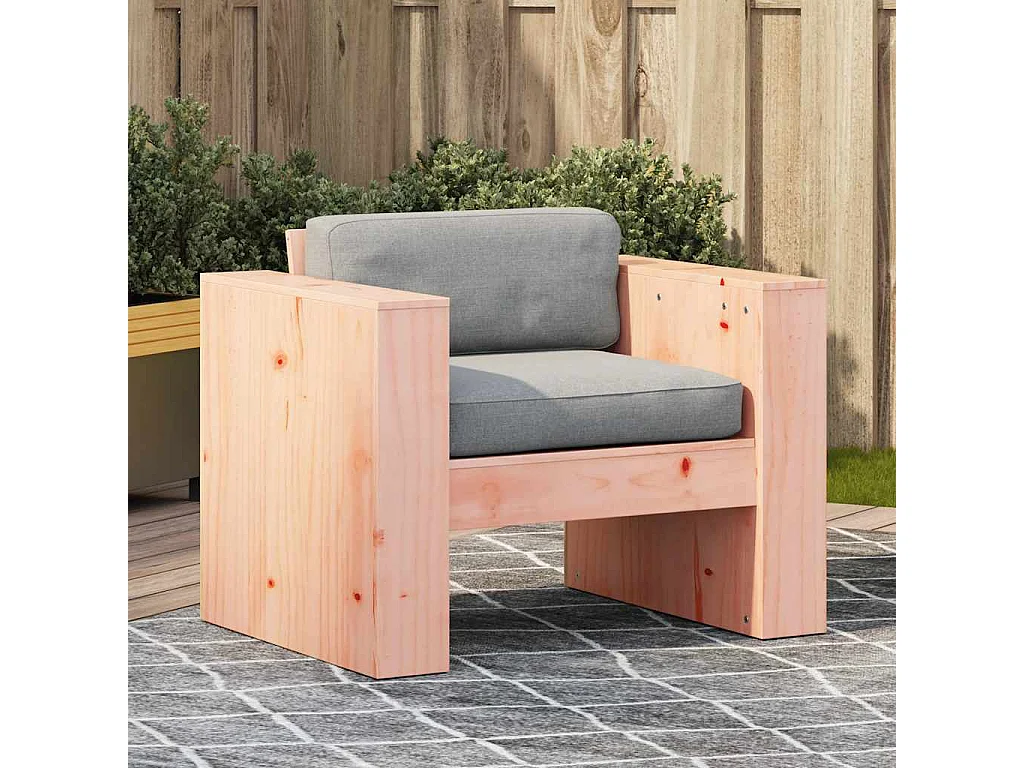 Divano da Giardino 79x60x62 cm in Legno Massello di Douglas