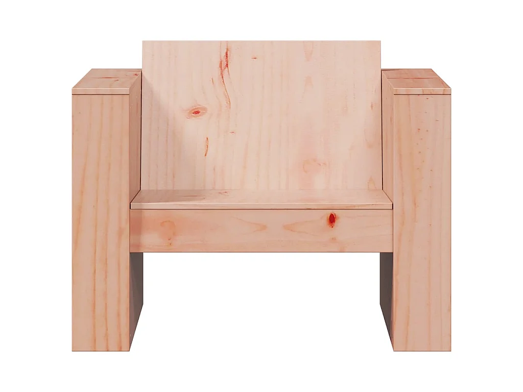 Divano da Giardino 79x60x62 cm in Legno Massello di Douglas