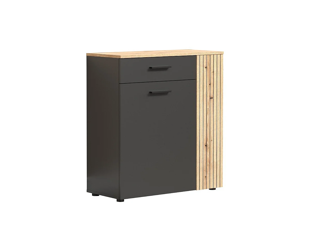Buffet haut 2 portes et 1 tiroir L80 cm - ESTEBAN
