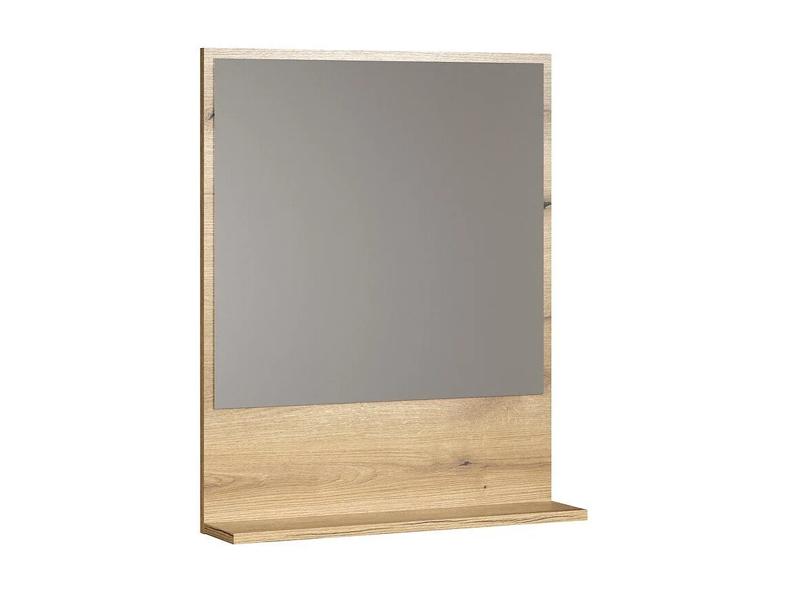 Miroir mural avec 1 tablette L60 cm - PUREBLISS