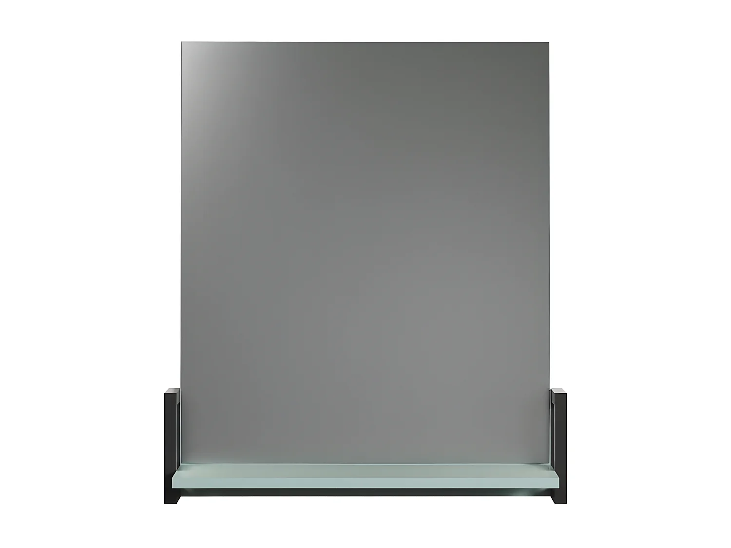 Specchio da bagno Matix con mensola blu, grigio.
