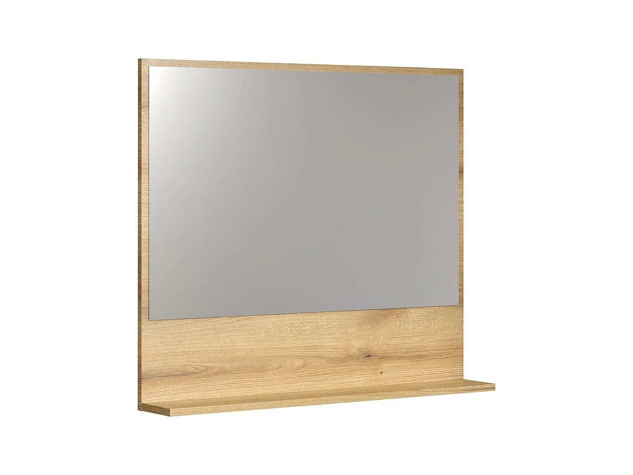 PureBliss Bad Spiegel 80cm mit Ablage Eiche dekor.