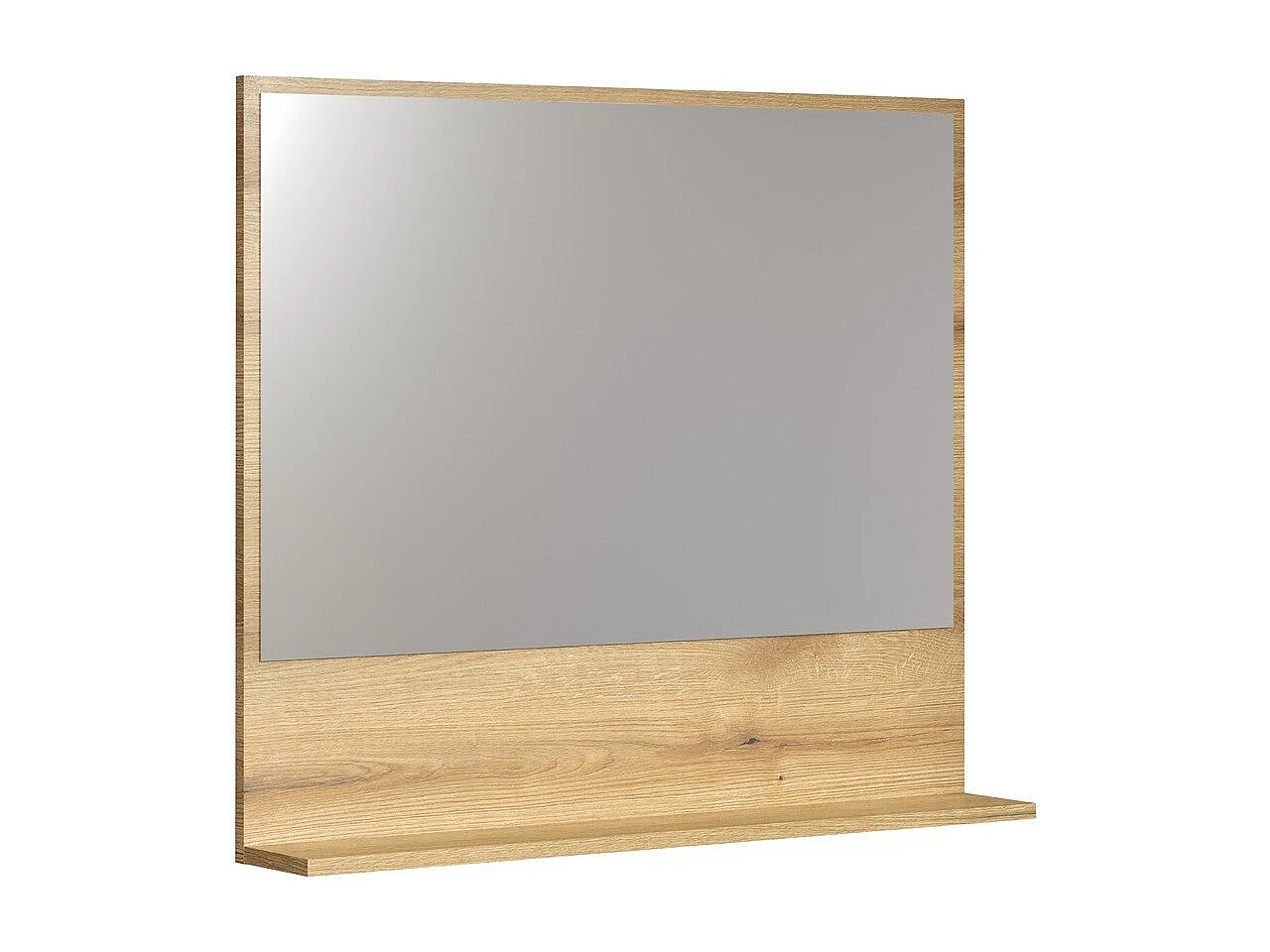 Miroir mural avec 1 tablette L80 cm - PUREBLISS
