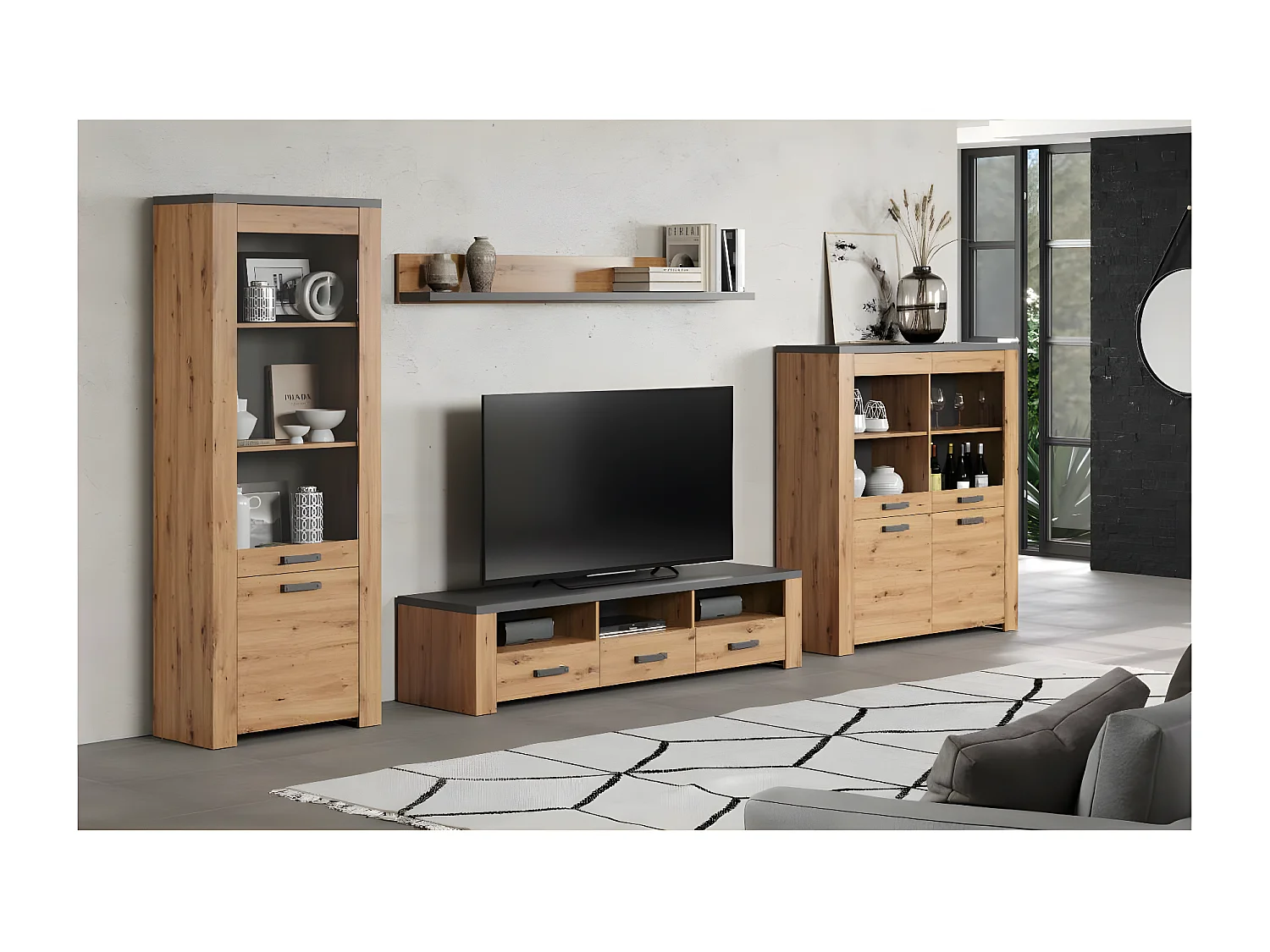 Follow Regal System Eiche dekor.