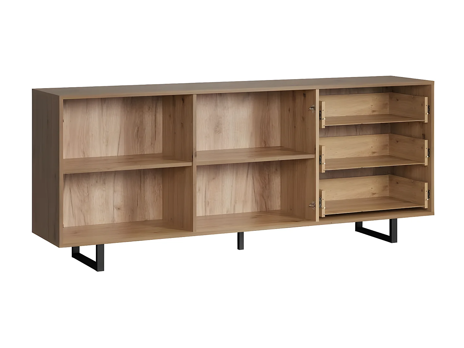 Sentra wandkast eik decor.