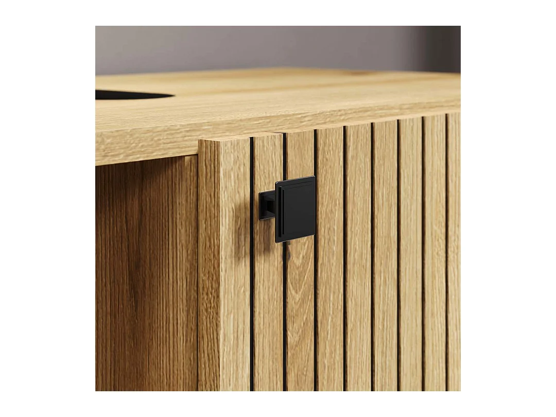 PureBliss armoire haute pour salle de bain chêne décor.