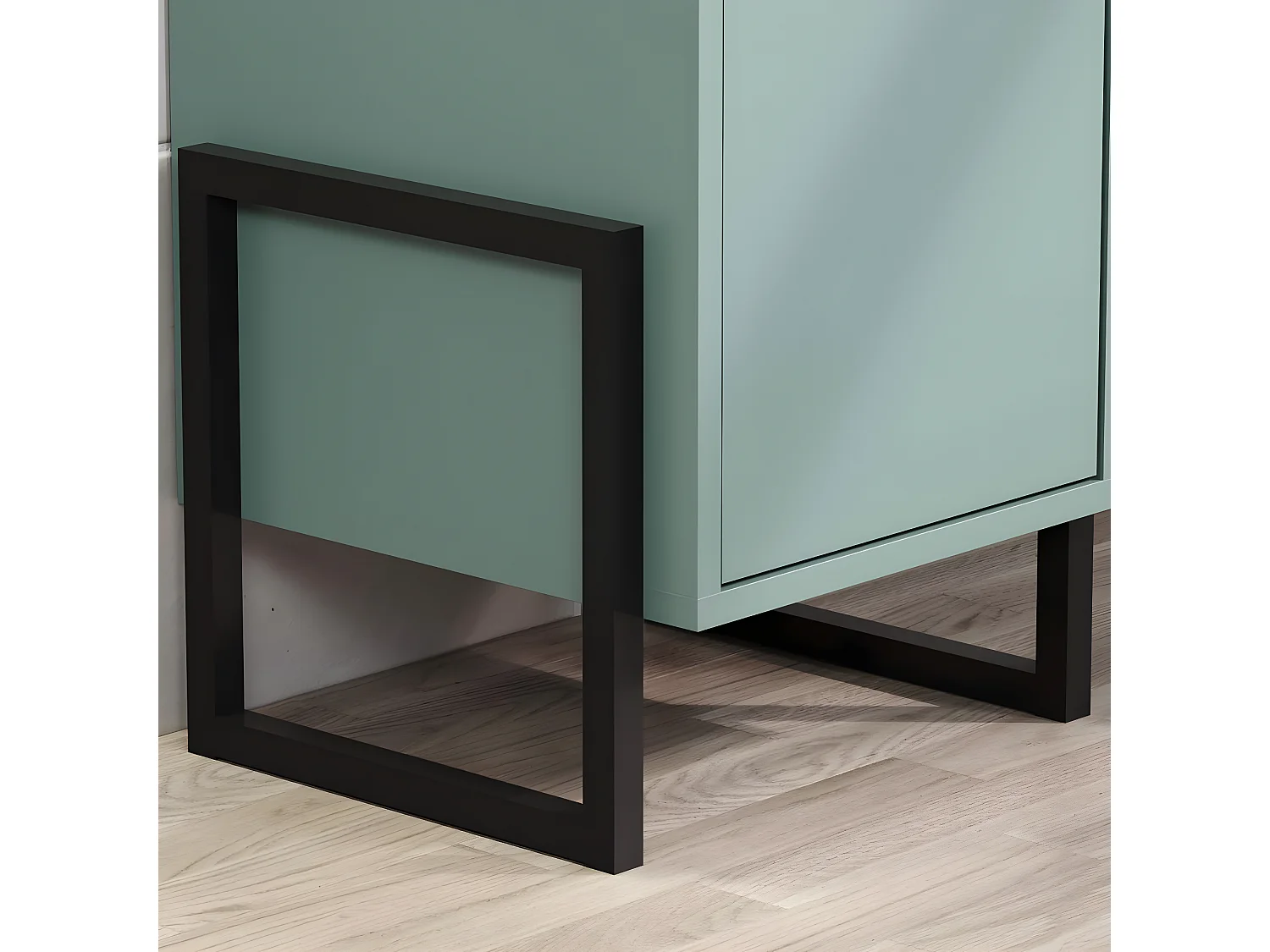 Matix kolomkast blauw, grijs.