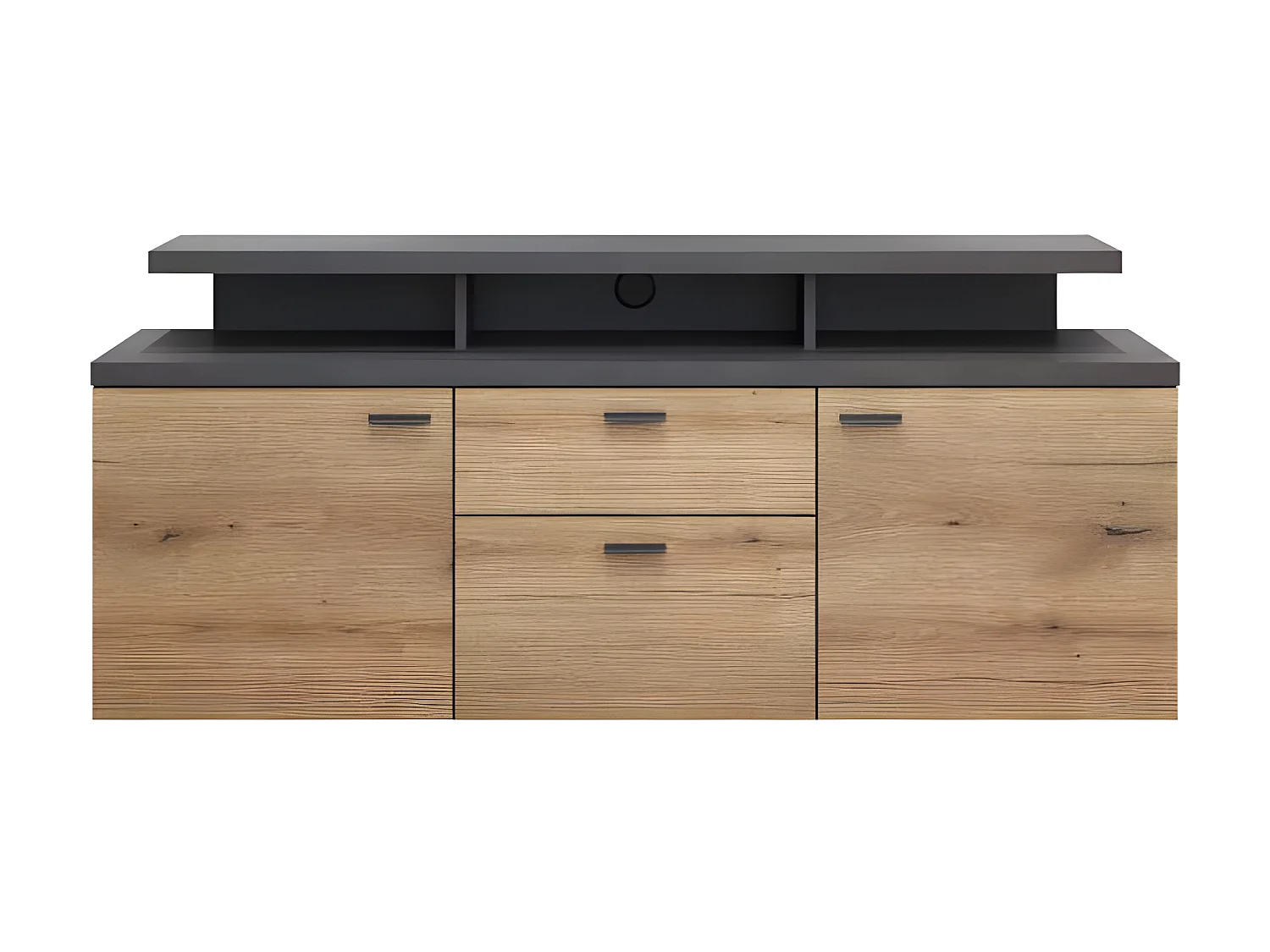 MoodMedia meuble tV chêne décor.