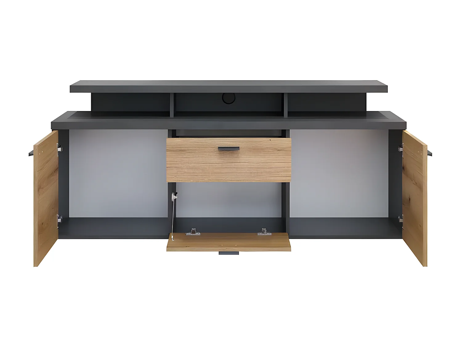 MoodMedia meuble tV chêne décor.