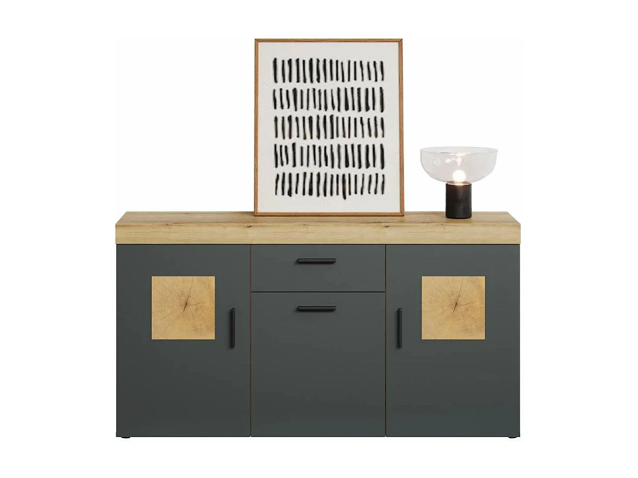 Buffet 3 portes et 1 tiroir L160 cm - TYLER