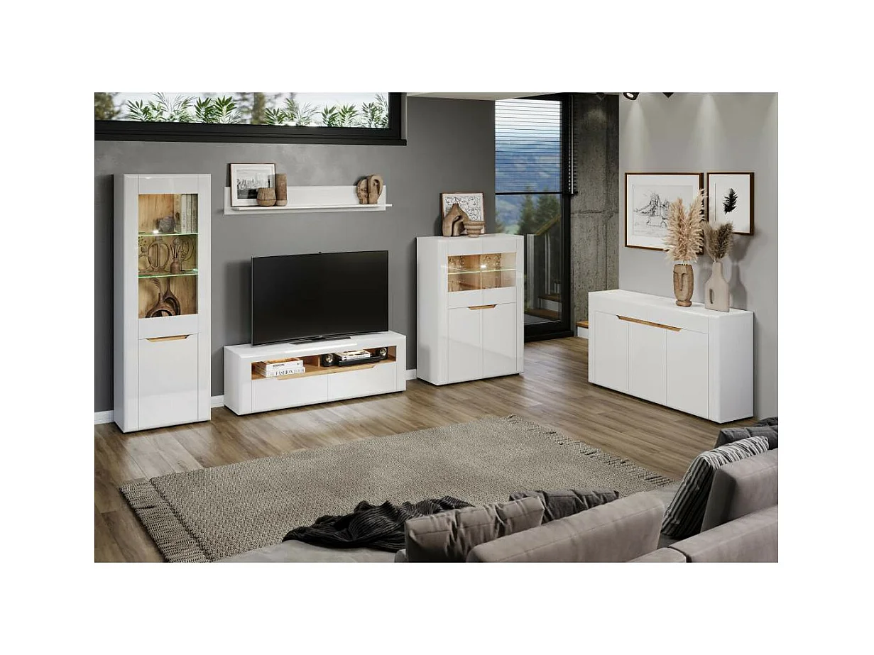 Buffet 3 portes et 2 tiroirs L150 cm - MARLON