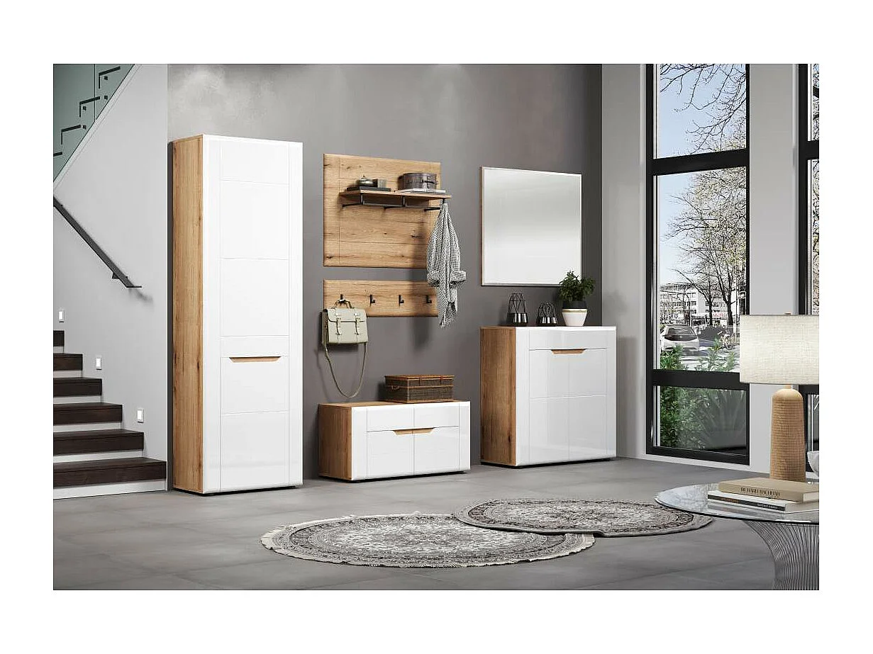 Buffet haut 2 portes et 1 tiroir L91 cm - MARLON