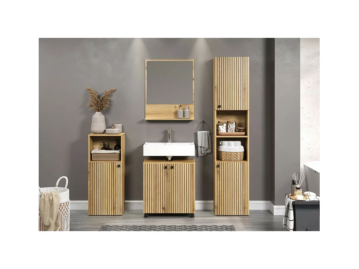 PureBliss armoire de salle de bain chêne décor.