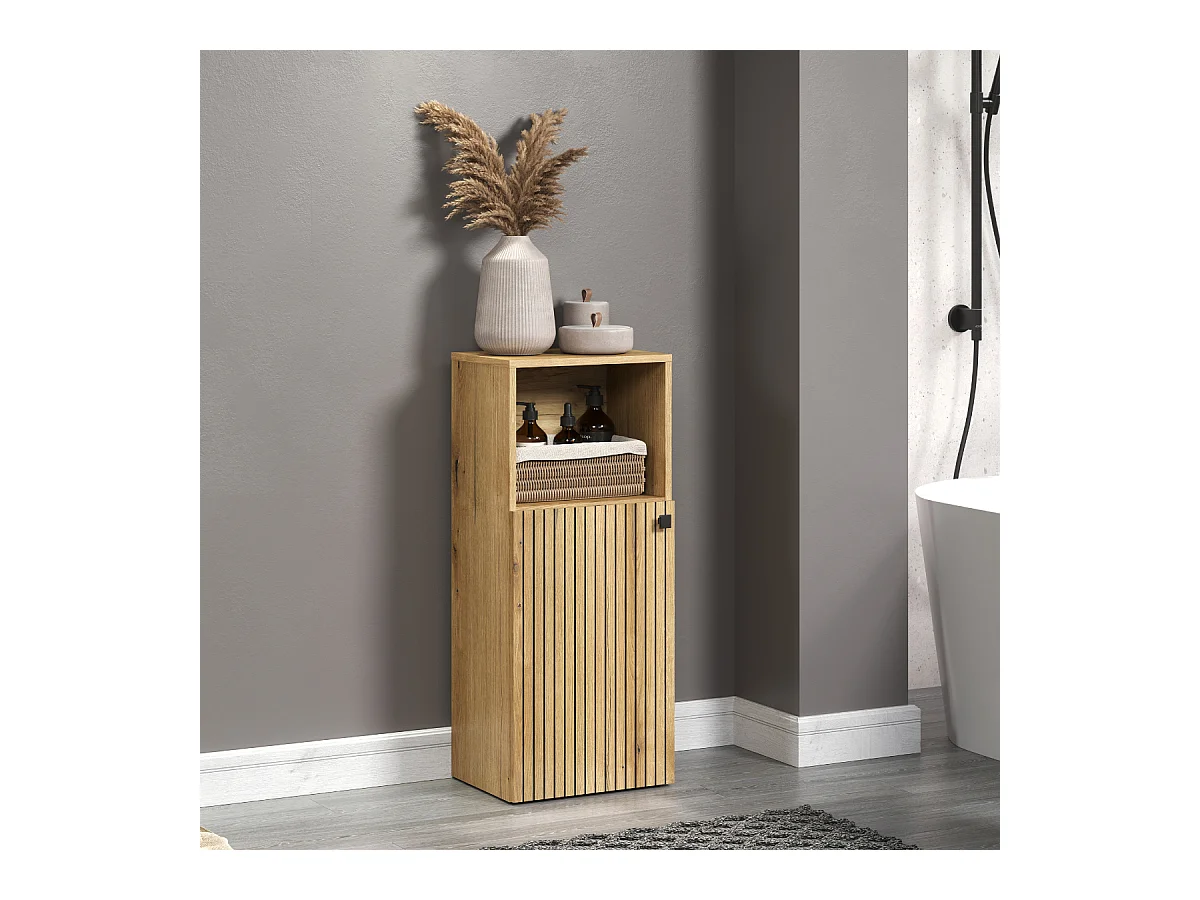 PureBliss armoire de salle de bain chêne décor.