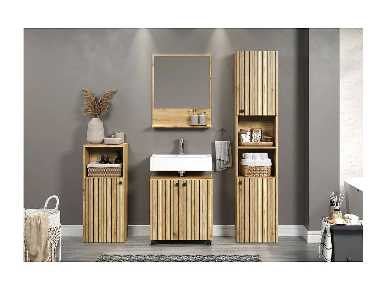 PureBliss Badschrank Eiche dekor.