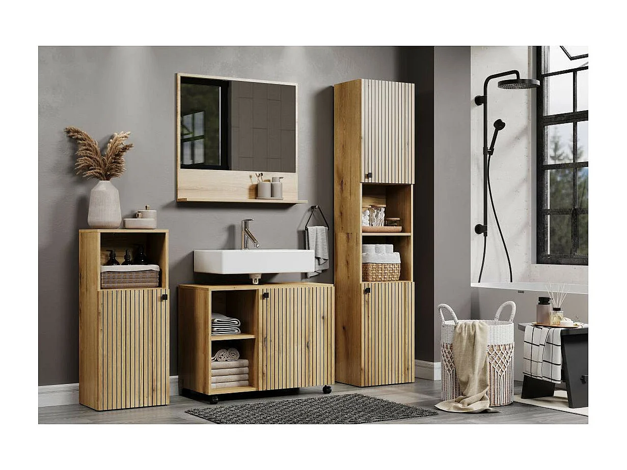 PureBliss Badschrank Eiche dekor.