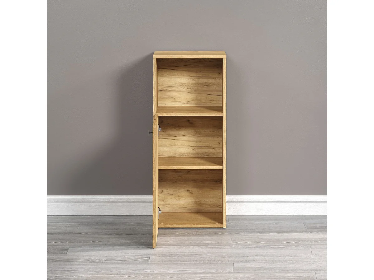 Armário inferior de banheiro com 1 porta e 1 nicho L40 cm - PUREBLISS