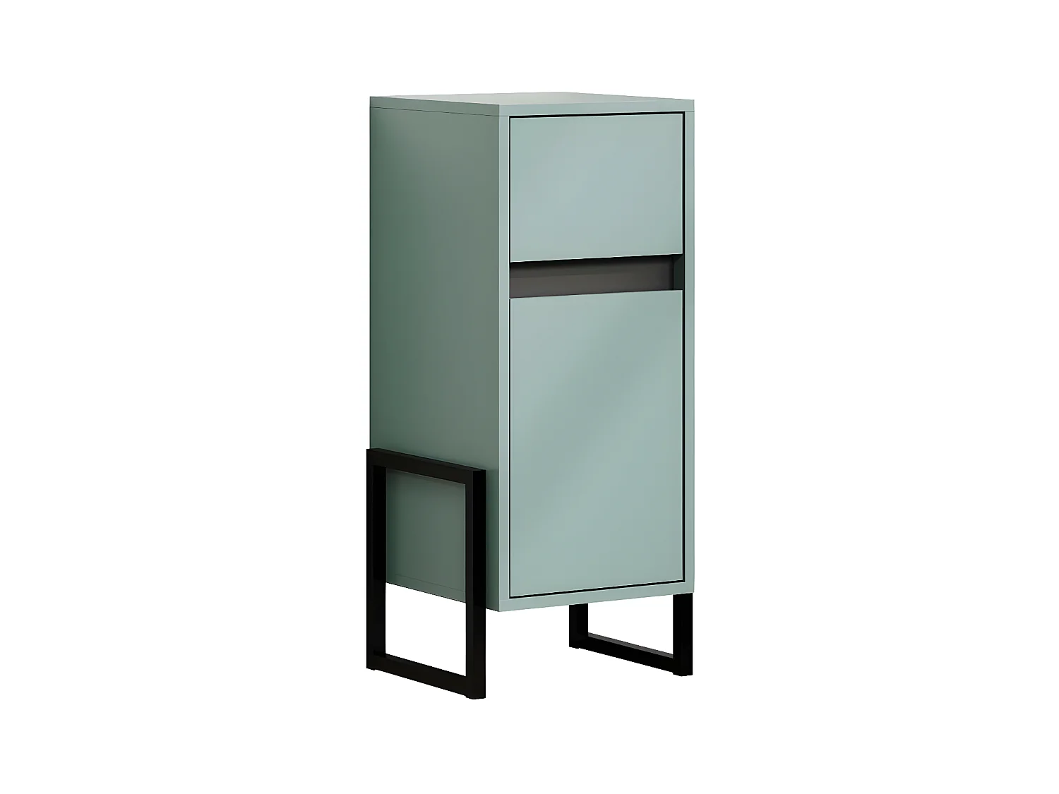 Matix armoire de salle de bain bleu, gris.