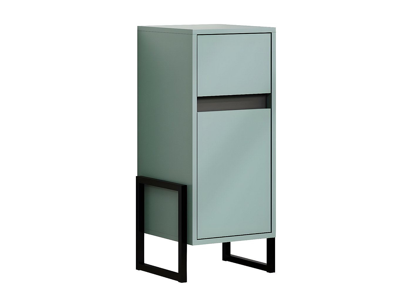 Matix armoire de salle de bain bleu, gris.
