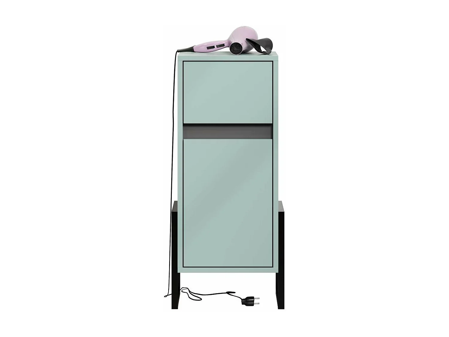 Matix armoire de salle de bain bleu, gris.