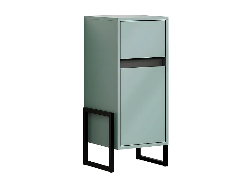 Matix Badschrank blau, grau.