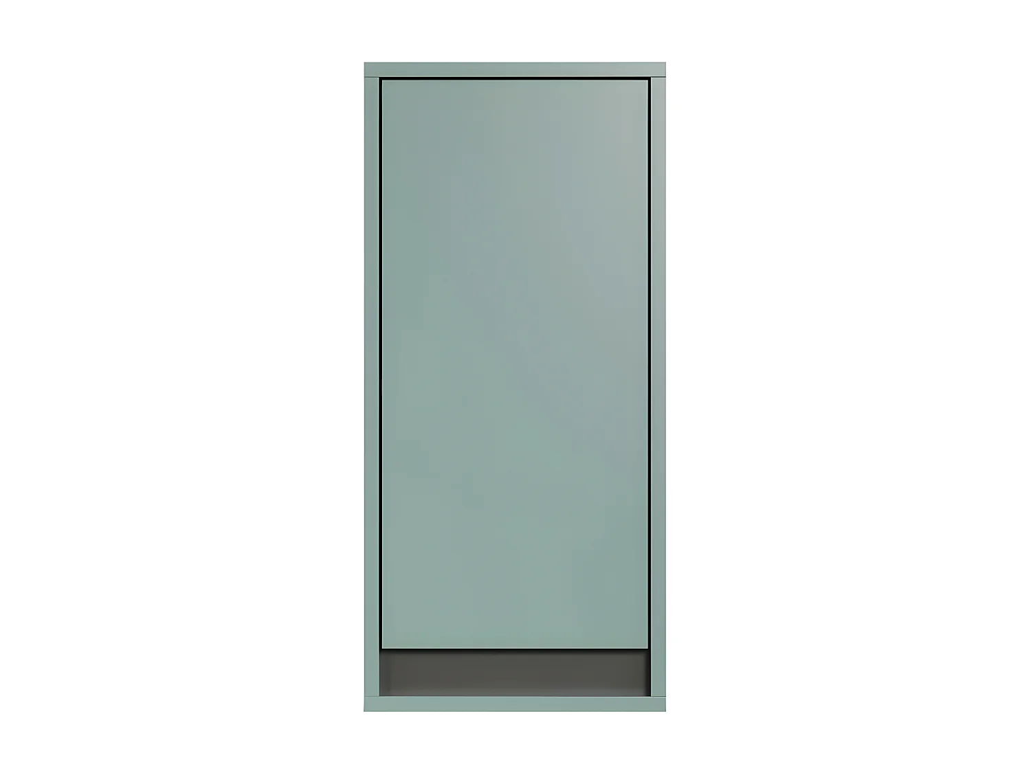 Matix armoire de salle de bain accroché au mur bleu, gris.