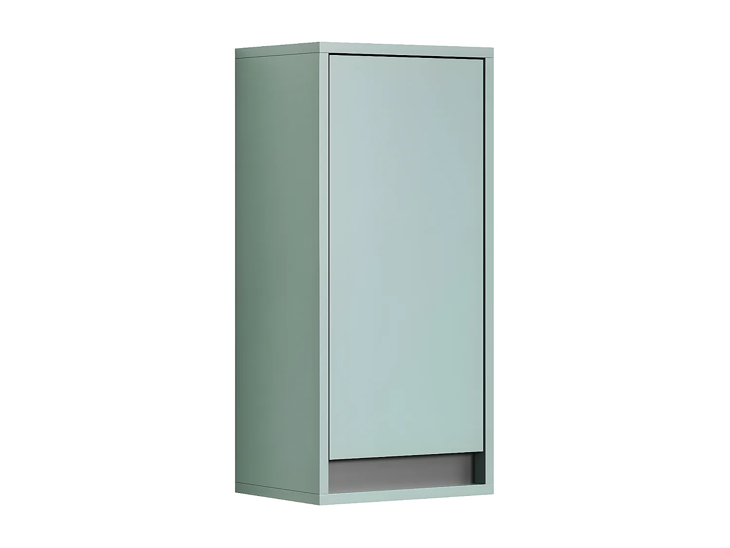 Matix armoire de salle de bain accroché au mur bleu, gris.