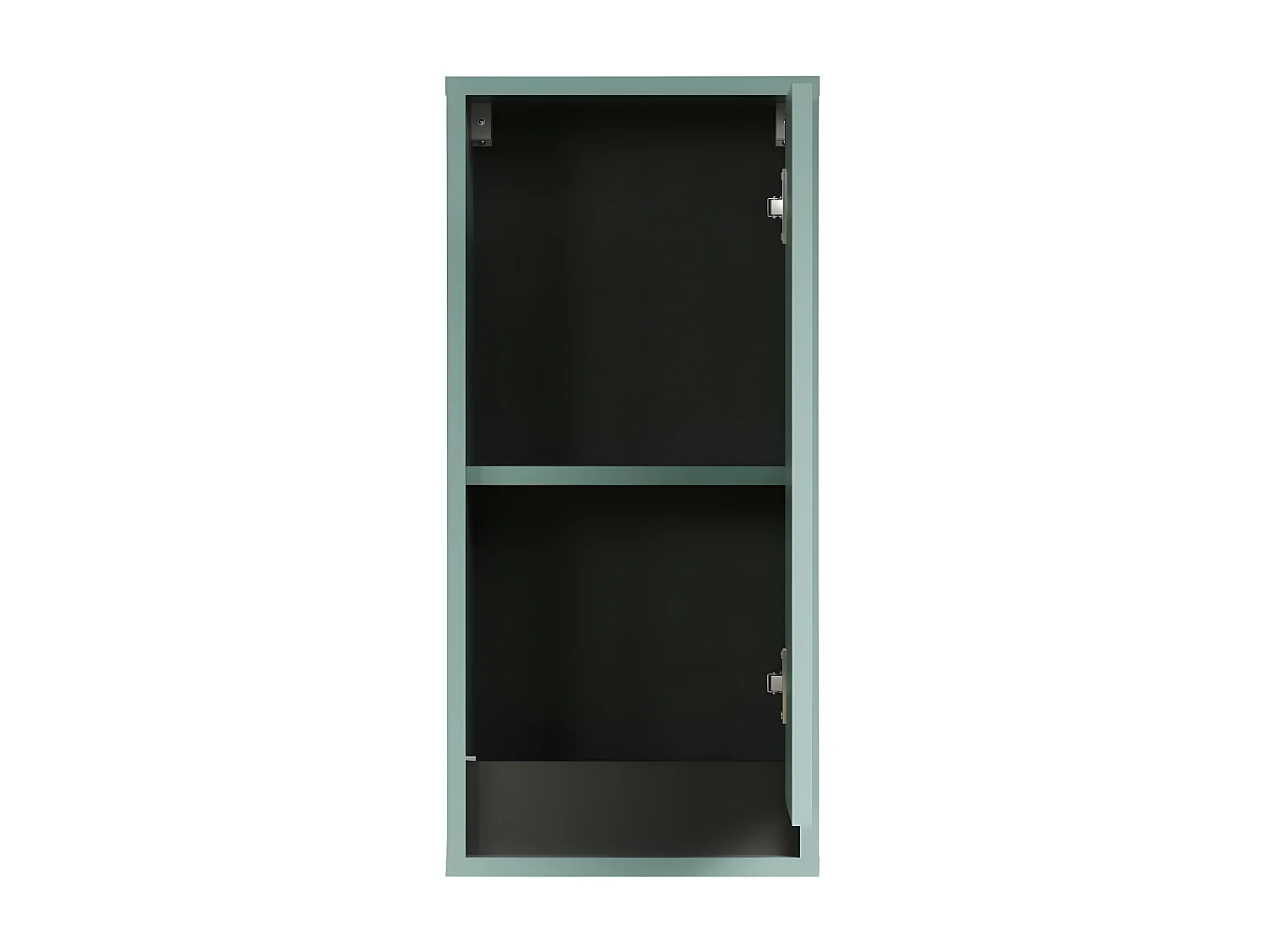 Matix armoire de salle de bain accroché au mur bleu, gris.