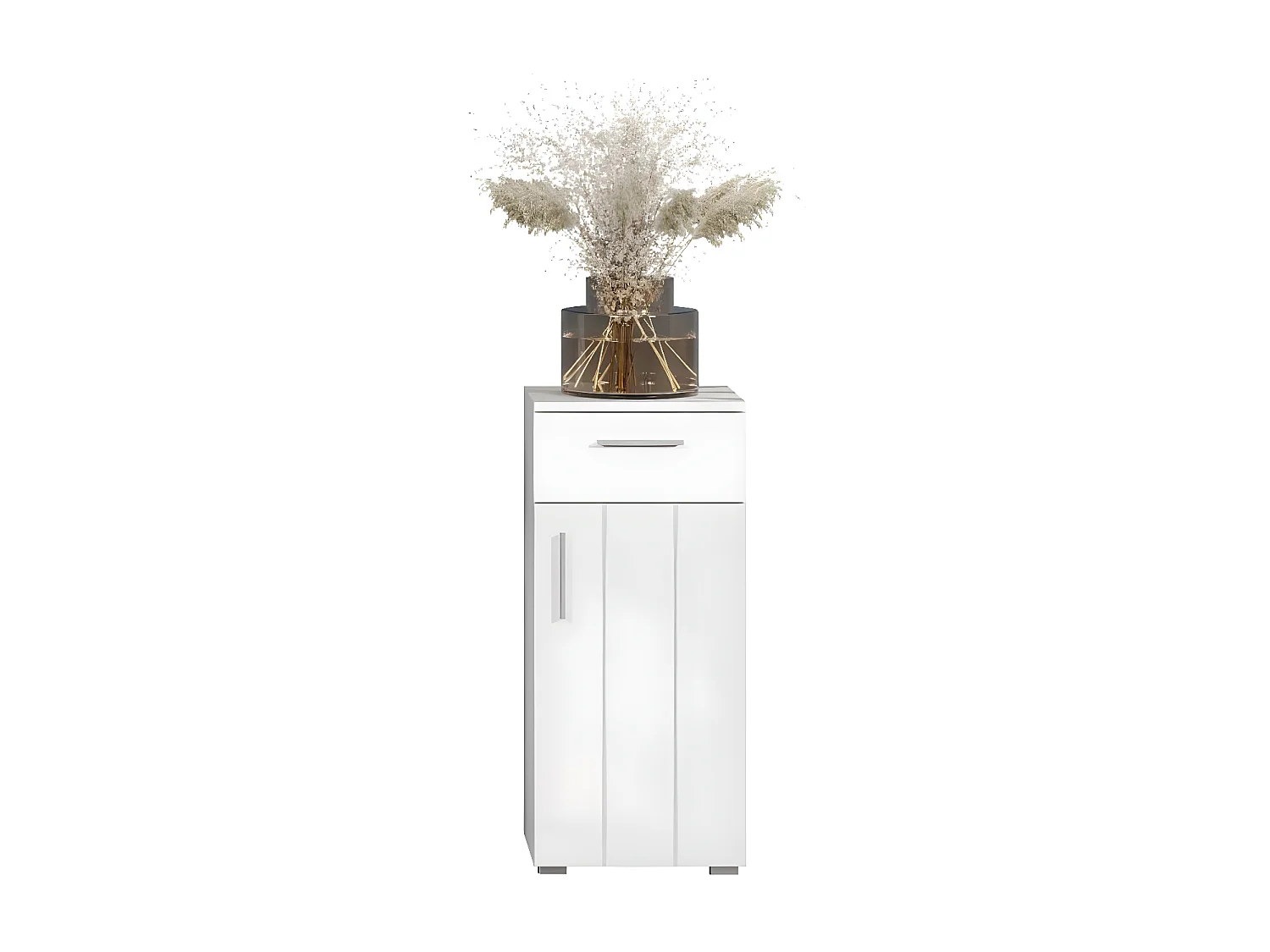 Wons armoire de salle de bain brillant blanc.