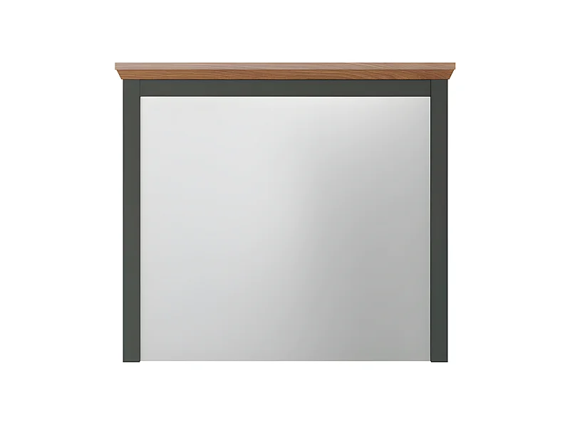 Stanton Spiegel grün, Eiche dekor.